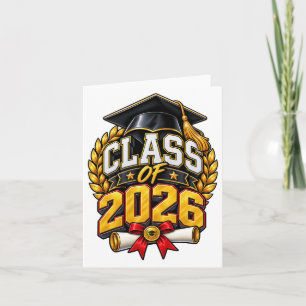 Class of 2026 Graduation Celebration Design Card