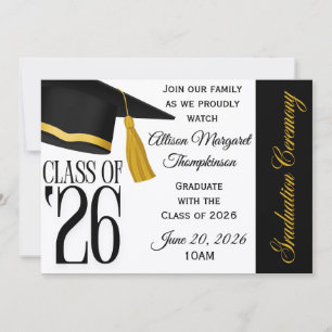 Class of 2026 Graduation Ceremony Invitation