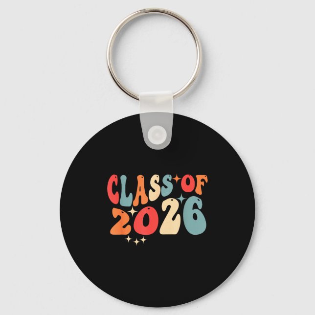 Class of 2026 graduation first day of school 11th key ring (Front)