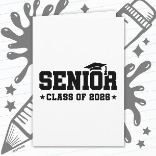 Class of 2026 Graduation High School Senior 2026 Card