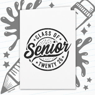 Class of 2026 Graduation High School Senior 2026 Card