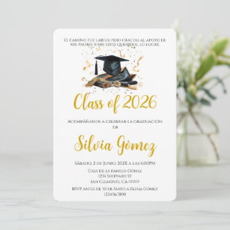 Class of 2026 graduation invitation