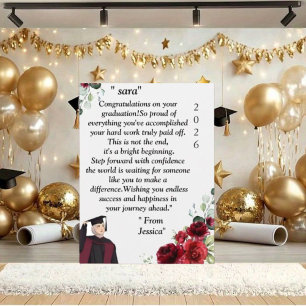 Class of 2026 Graduation Invitation   Modern Photo