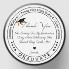 class of 2026, graduation modern chic thank you