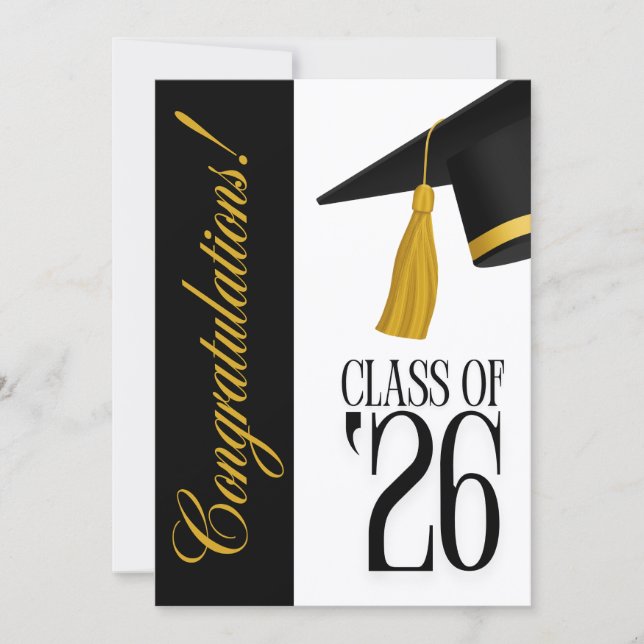 Class of 2026 Graduation Party Invitation (Front)