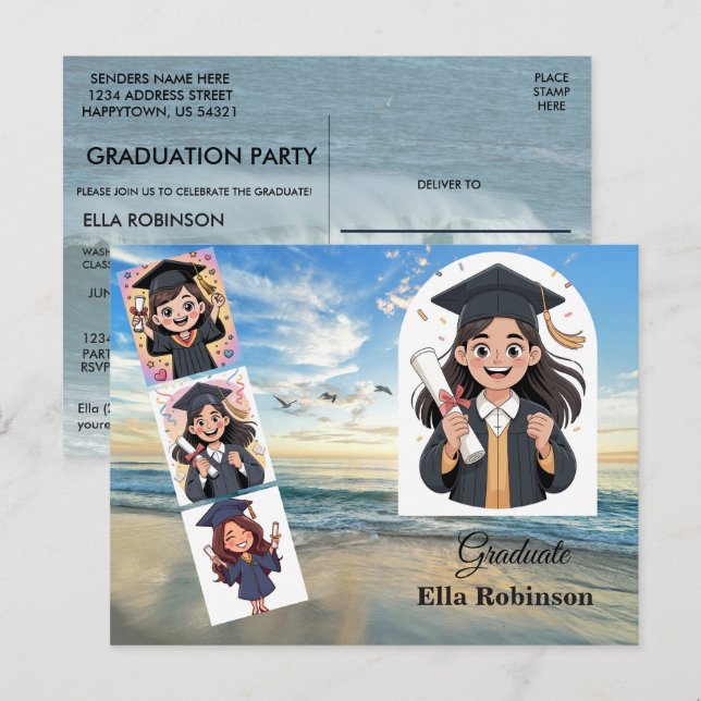 Class of 2026 Graduation  Postcard (Front/Back)