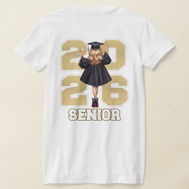 Class of 2026 Graduation Shirt (Laydown Back)