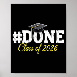 Class of 2026 graduation shirts for family women poster