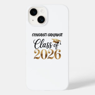 Class of 2026 Graduation T-Shirt Gift Case-Mate iPhone 14 Case