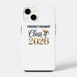 Class of 2026 Graduation T-Shirt Gift iPhone 14 Case