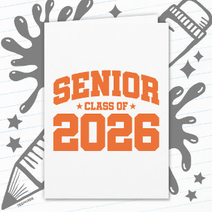 Class of 2026 High School Graduation Senior 2026 Card