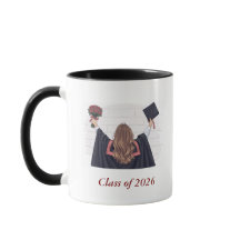 Class of 2026 Illustrated Graduation Mug – Proud G