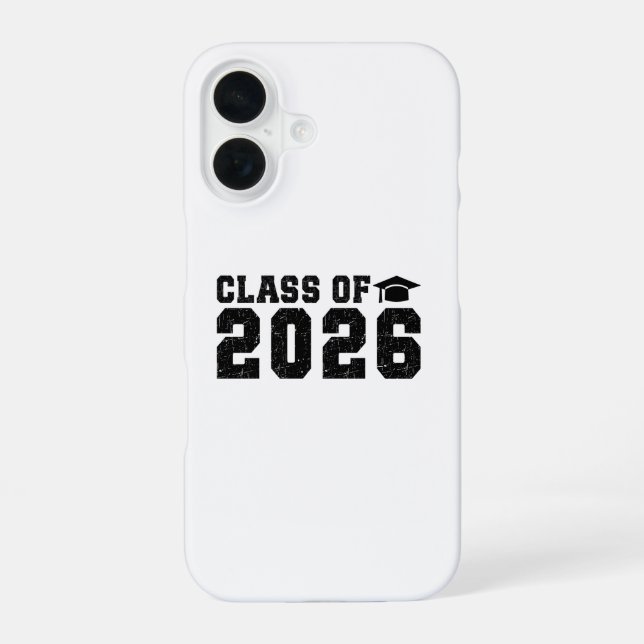 Class of 2026 iPhone 16 case (Back)