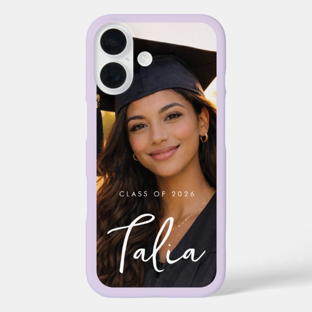 CLASS OF 2026  |  LAVNDR EDGE phone case with name (Back)