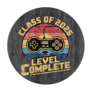 Class Of 2026 Level Complete Cutting Board