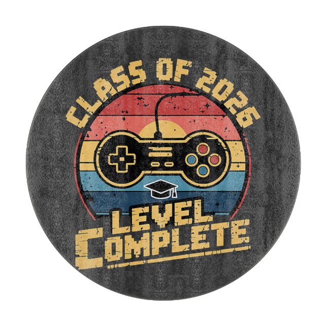 Class Of 2026 Level Complete Cutting Board (Front)