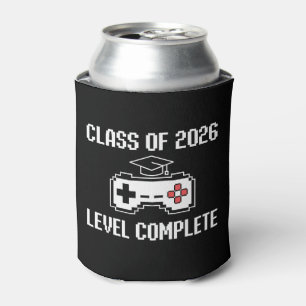 Class Of 2026 Level Complete Gaming Graduation Can Cooler