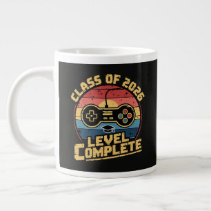 Class Of 2026 Level Complete Large Coffee Mug