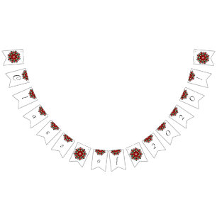 Class of 2026! Mandala in red Bunting