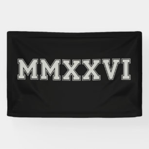 Class Of 2026 MMXXVI Senior 26 Graduation Vintage Banner