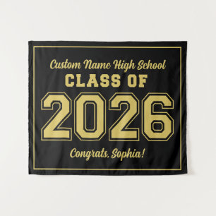 Class of 2026, Personalised Party Decoration Tapestry