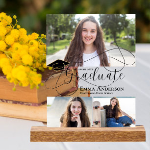 Class of 2026 Photo Graduate Script Keepsake Gift Acrylic Sign