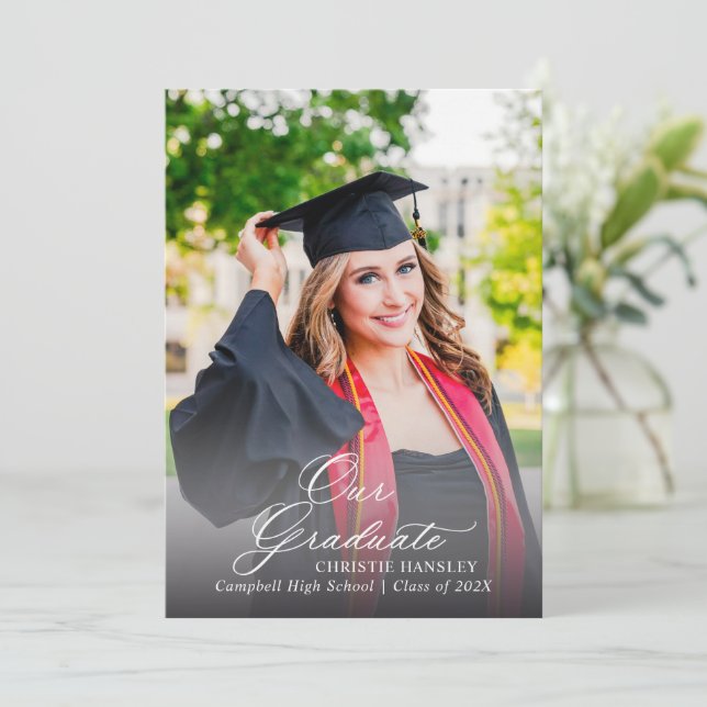 Class of 2026 Photo Graduation Invitation (Standing Front)