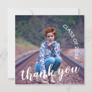 Class of 2026 Photo Graduation Thank You Card