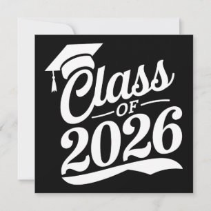 Class Of 2026 Proud Graduate Graduation Invitation