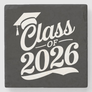 Class Of 2026 Proud Graduate Graduation Stone Coaster