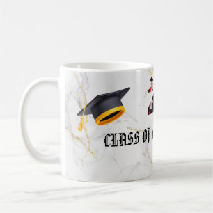 Class of 2026 Proud Mum Mug, Personalised Name Coffee Mug