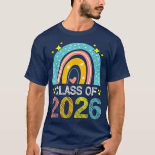 Class Of 2026 Rainbow Graduate PreK Kindergarten P T-Shirt