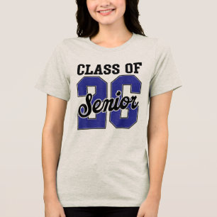 Class Of 2026 Senior 2026 First Day Of School Tri-Blend Shirt