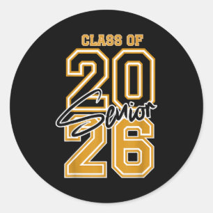 Class of 2026 senior - 2026 graduation  classic round sticker