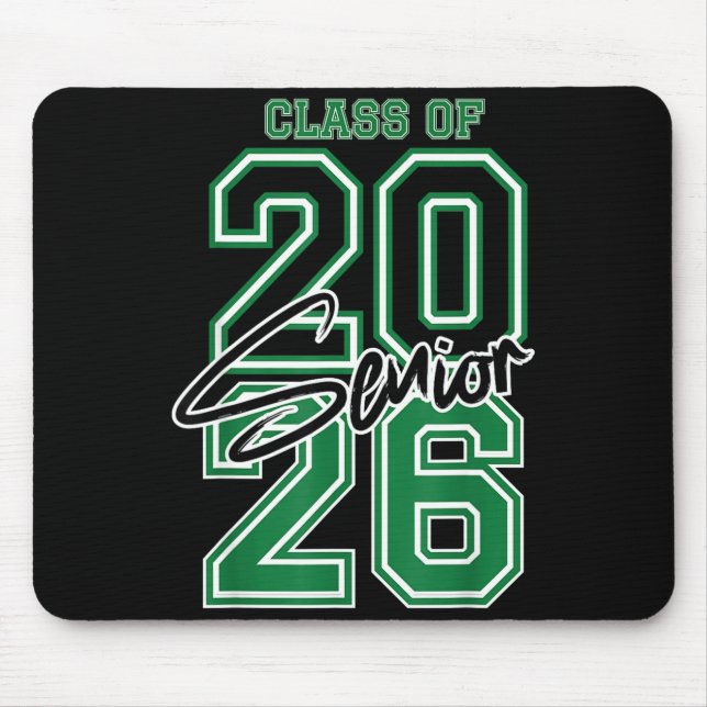 Class of 2026 senior - 2026 graduation  mouse pad (Front)