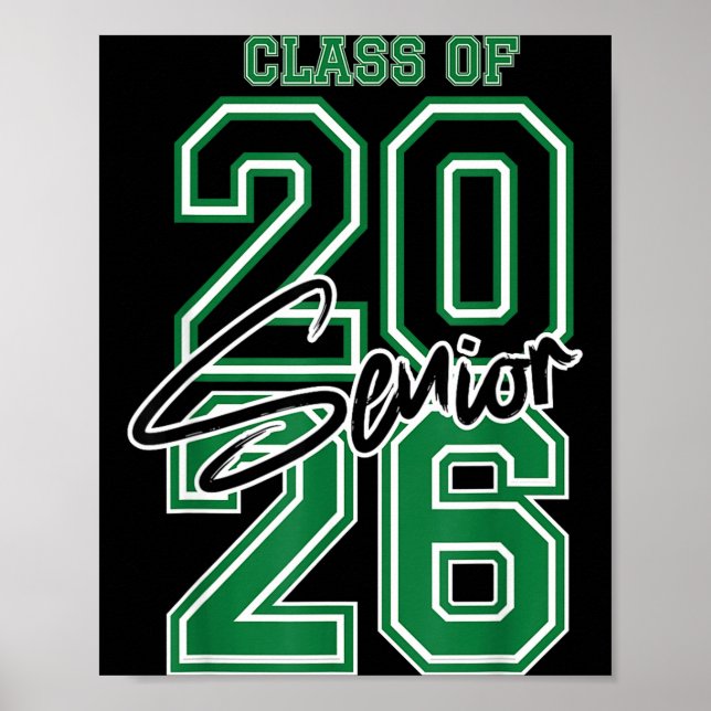 Class of 2026 senior - 2026 graduation  poster (Front)