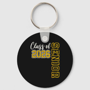 Class of 2026 senior 26 high school graduation key ring