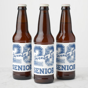 Class of 2026 Senior Beer Bottle Label