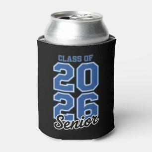 Class Of 2026 Senior Blue Graduation Graduate Can Cooler