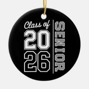 Class Of 2026 Senior Graduation 26 Graduate Ceramic Ornament
