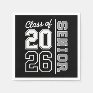 Class Of 2026 Senior Graduation 26 Graduate Napkin