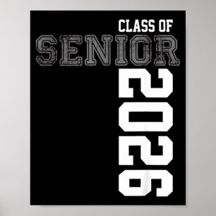 Class of 2026 senior year 26 graduation  poster