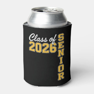 Class Of 2026 Senior Yellow Graduation Graduate Can Cooler