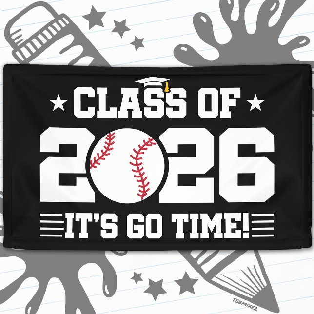 Class of 2026 Soccer Graduation It’s Go Time Quote Banner (Creator Uploaded)