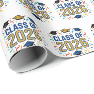 Class of 2026 wrapping paper