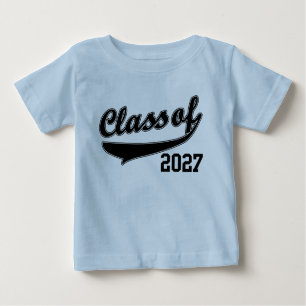 Class of 2027, Cute Funny Baby T-Shirt