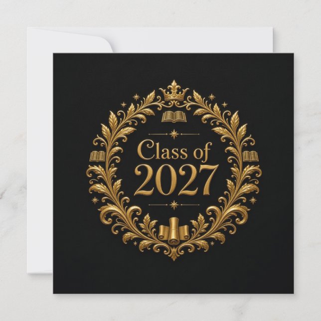Class of 2027 invitation (Front)