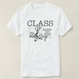 Class of 2027 Marching Band Senior T-Shirt