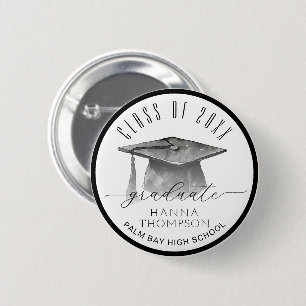 Class of 2027 Personalised Graduation Party Favour 6 Cm Round Badge