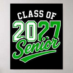 Class of 2027 senior 2027 back to school poster